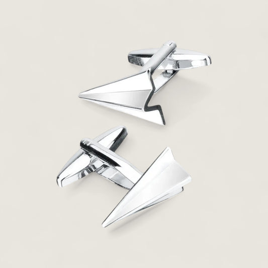Paper Plane Cufflinks