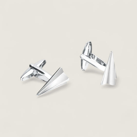 Paper Plane Cufflinks