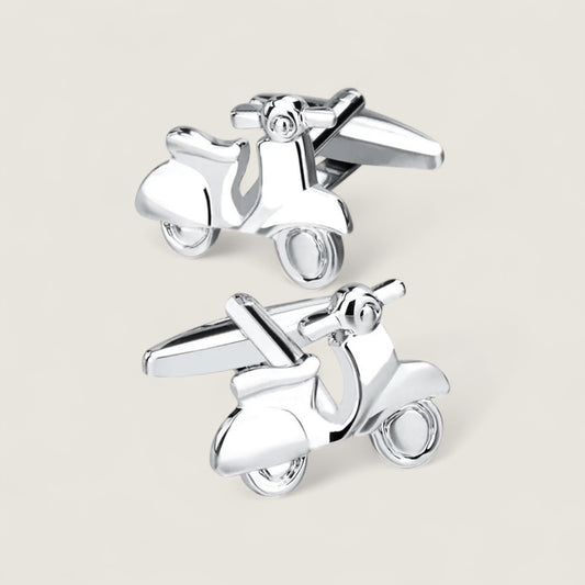 Moped Scooter Cufflinks