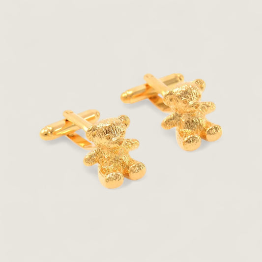 Gold Bear Cufflinks