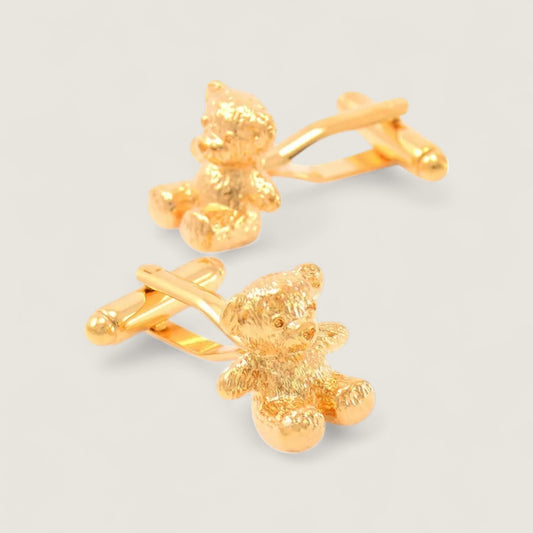Gold Bear Cufflinks