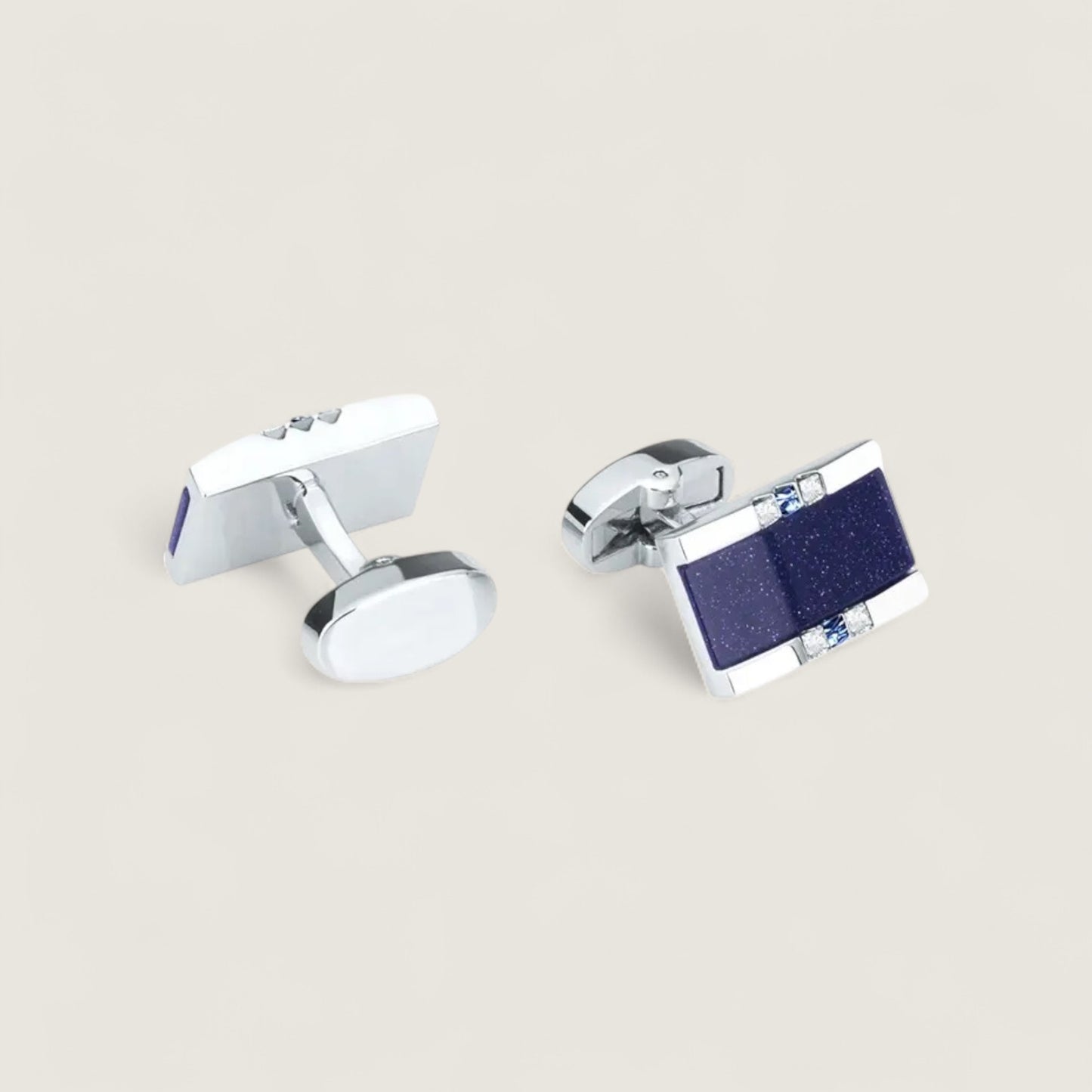 Blue Star Stone Cufflinks