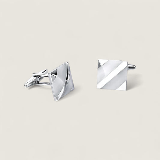 White Opal Cufflinks