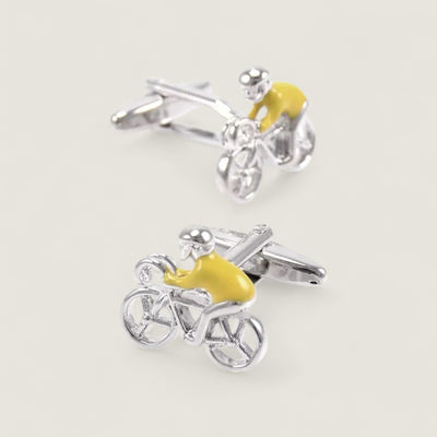 Boutons de manchette cycliste