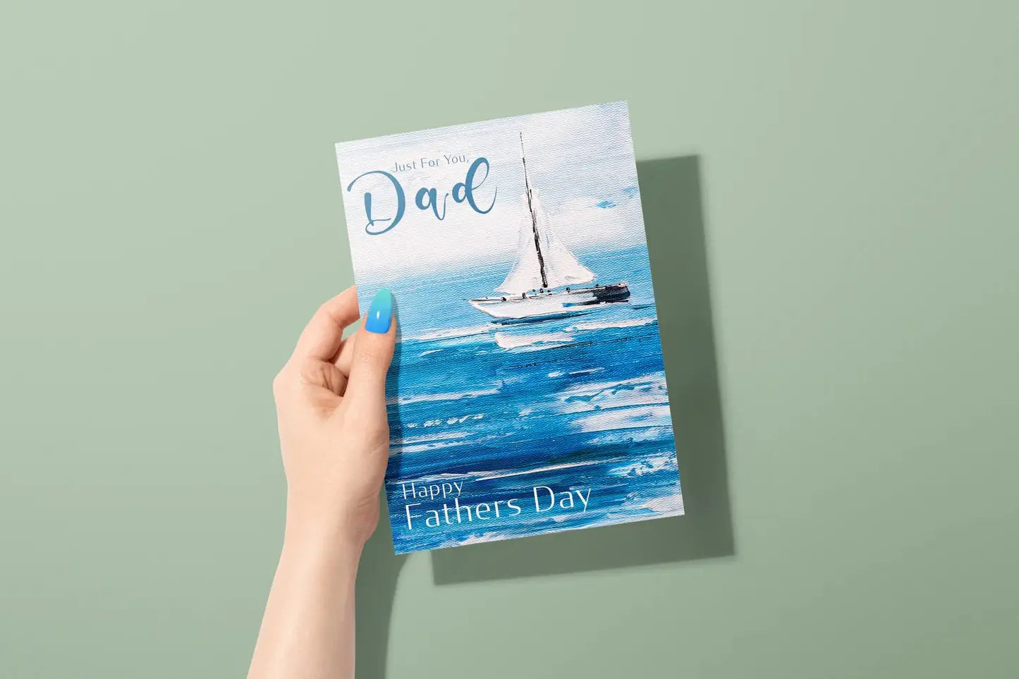 Fathers Day Card Sailing - Glen Ogal