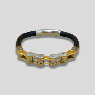 Gold Bike Chain Bracelet Glen Ogal