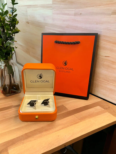 Graduation Doctoral Cap Cufflinks Glen Ogal