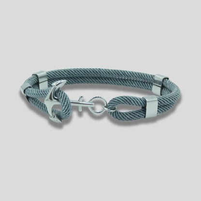 Grey Nylon Anchor Bracelet Glen Ogal