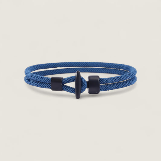 Navy Blue Nylon Rope Bracelet