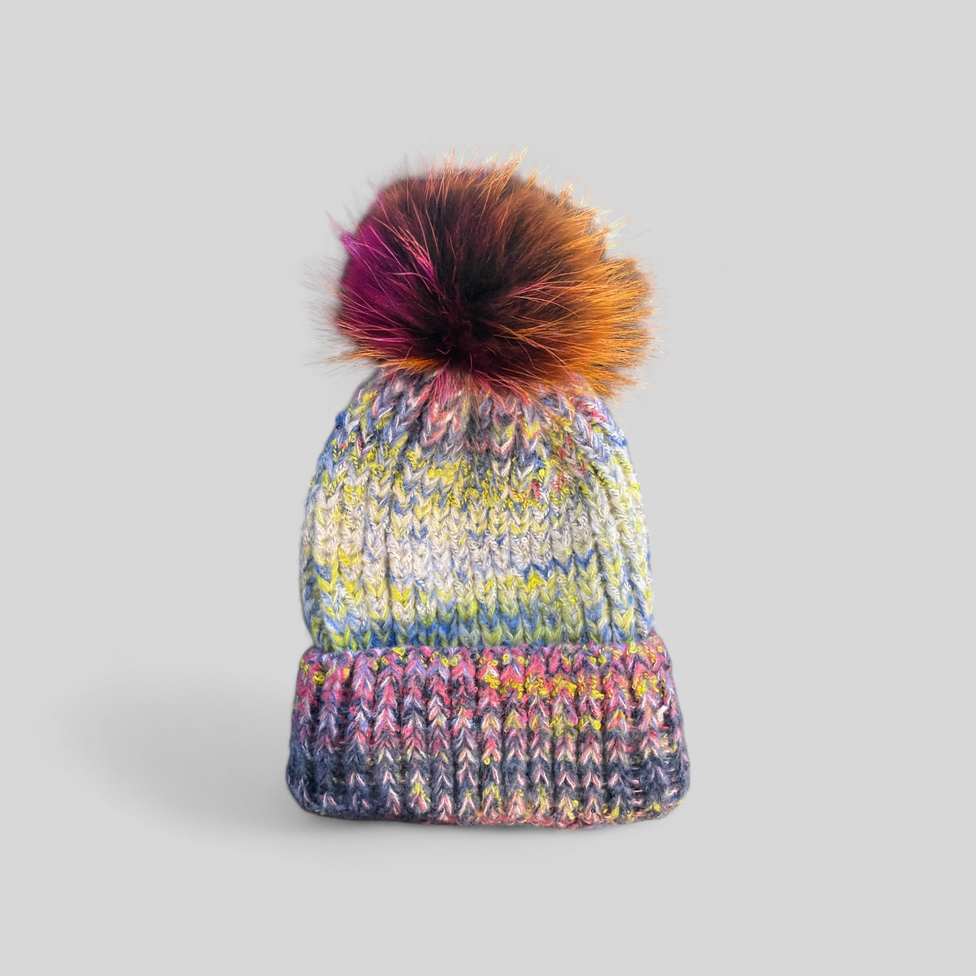 Lime Cloud Hare Beanie Hat