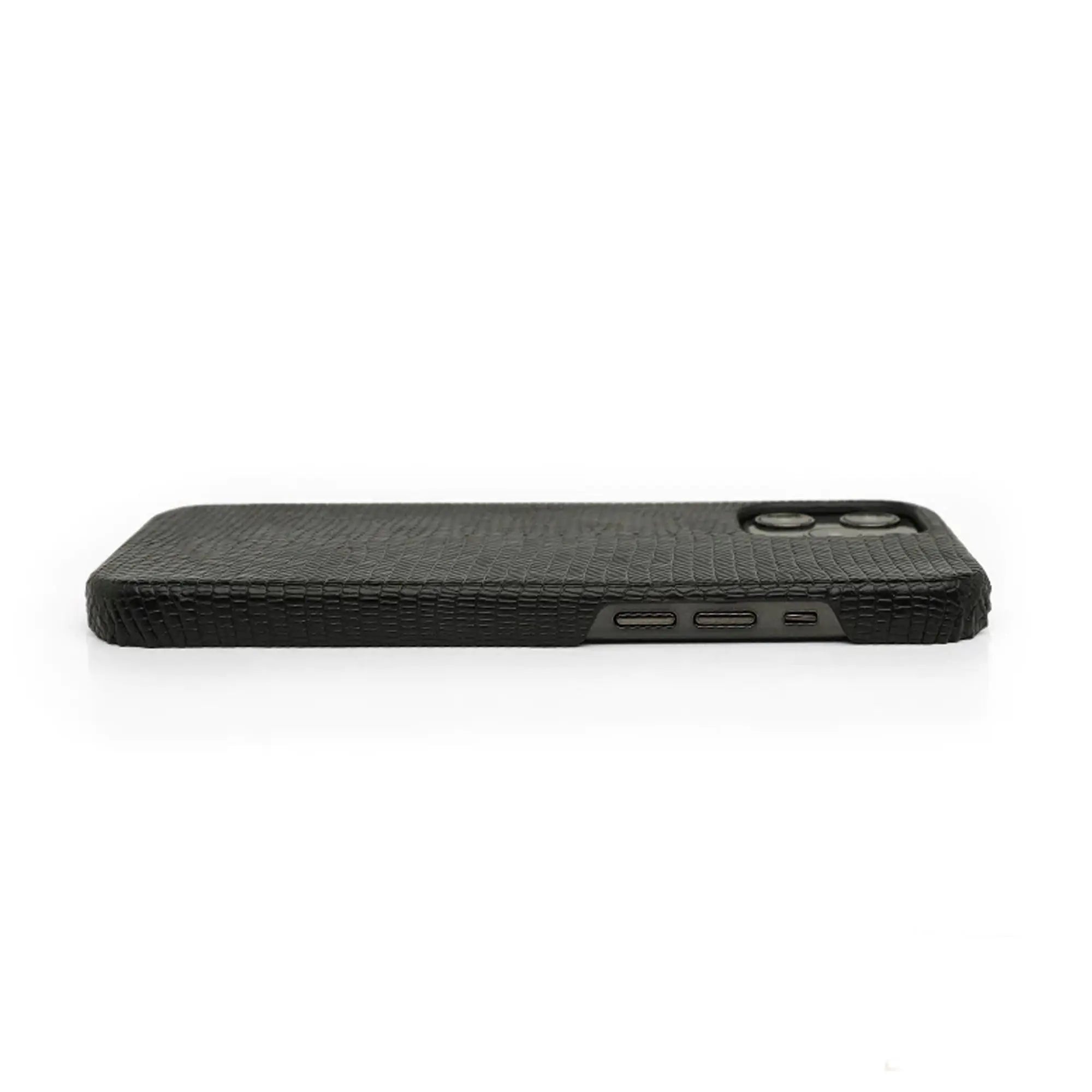 Italian Leather Phone Case - iPhone Black Glen Ogal