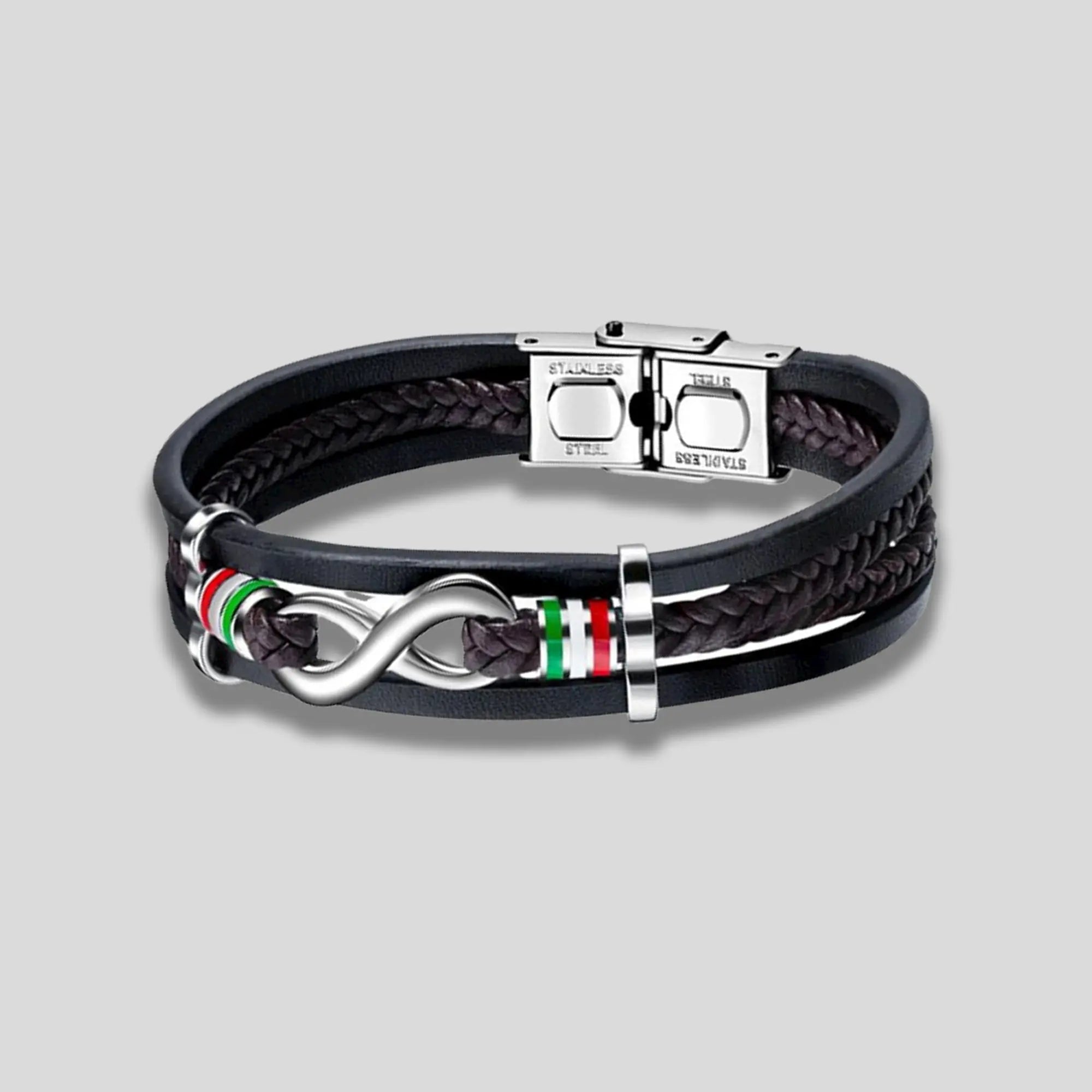 Leather Infinity Bracelets With Charms Glen Ogal