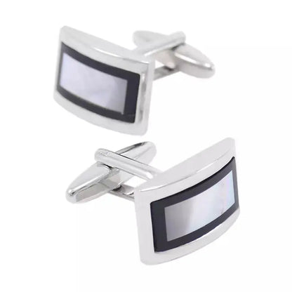 Mother Of Pearl Oblong Cufflinks - Glen Ogal