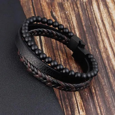 Natural Lava Stone Bracelet Glen Ogal