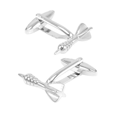 Silver Dart Novelty Cufflinks - Glen Ogal