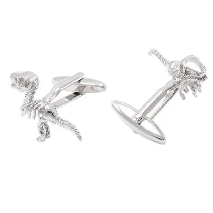 Silver Dinosaur Cufflinks Glen Ogal