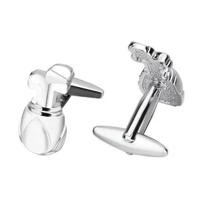 Silver Golf Bag Cufflinks Glen Ogal