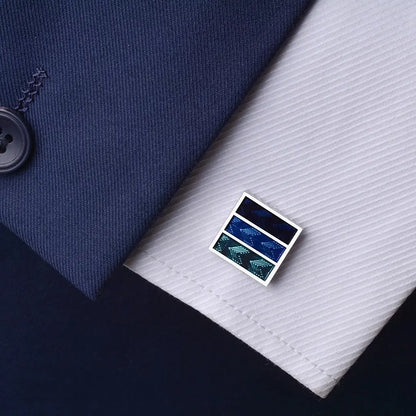 Square Gradient Cufflinks - Glen Ogal