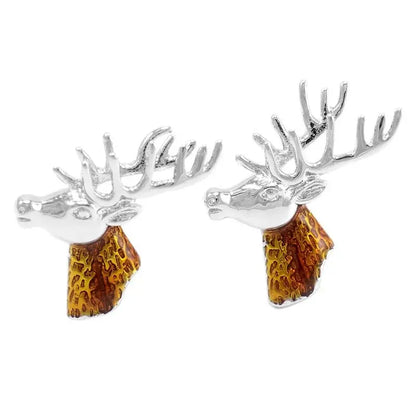 Stag Head Cufflinks Glen Ogal