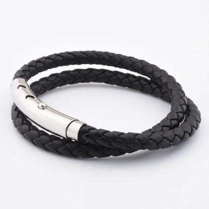 Unisex Leather Wrap Bracelet Glen Ogal