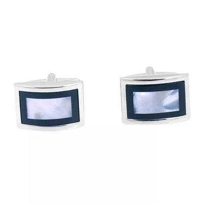 Mother Of Pearl Oblong Cufflinks